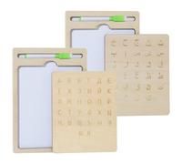 Wooden Letter Writing Board - Russian Arabic Language Learning Kit, Interactive Educational Drawing Toy, Sturdy Fun Design | Kids Writing Practice Activity Gift for Boys Girls Classroom Home