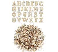 Wooden Letters 208 PCS Wooden Letters for Crafts Wooden Alphabet Letters Craft Letters for Decoration Display Early Education Learning Signs and Art Crafts DIY Decoration Wedding