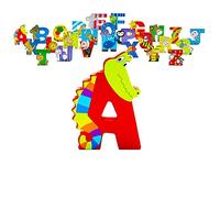 Wooden Letters by Orange Tree Toys, Letter A for Aliigator - Alphabet Animals Letters for Personalised Baby Name, Toy Box, Door, Wall Decorations - Safari Nursery Decor, Boys Girls Bedroom Accessories