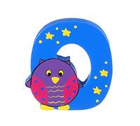 Wooden Letters by Orange Tree Toys, Letter O for Owl - Alphabet Animal Letters for Personalised Baby Name, Toy Box, Door, Wall Decorations - Animals Nursery Decor, Boys Girls Bedroom Accessories