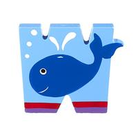 Wooden Letters by Orange Tree Toys, Letter W for Whale - Alphabet Animal Letters for Personalised Baby Name, Toy Box, Door, Wall Decorations - Animals Nursery Decor, Boys Girls Bedroom Accessories