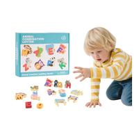 Wooden Letters Puzzle - Fun Animal Alphabet Puzzle For Kids, Helps Learn ABC, Numbers, And Shapes, Great Educational Toy For Toddlers And Preschoolers, 2-3 Years Old
