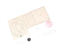 Wooden Levitation Ball Model Set with Instructions Easy Assembly Educational Science Toy for Kids Learning Wooden Levitation Educational Science Toy Hands on Physics Experiment Floating Model