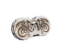 Wooden Life Counter 0-99 - Rotatable - Compact HP Counter for Tabletop, RPG & Fantasy Games - Laser Engraving, 53 x 26 x 10 mm