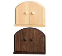 Wooden Light Cover - Fairy Door Plate | Light Protection Decoration | Artistic Children's Room Protective Plate Accessory Safe Practical Design Creative Protection Furniture Socket Safety