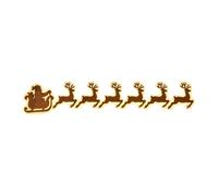 Wooden Light-Up Christmas Wall Decorations, LED Reindeer Wall Lights | Turn Bare Walls into a Warm Festive Display with Glowing Reindeer Silhouettes, Ideal Beside the Tree, Mantel or Dining Area