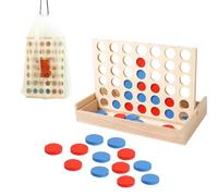 Wooden Line Up 4 Educational Board Game Toys,Four In a Row Birthday Gifts Back-to-School Gifts,for Kids Classic Original Four in a Row Gaming Family Games for Kids Boys Girls 3 4 5 6 years old