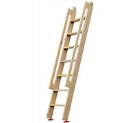 Wooden Loft Ladder for Bunk Beds - Angled Design for Easy Climbing, Ideal for Kids, Elderly & Disabled - Perfect for Camping & Cabin Use