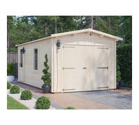 Dunster House Wooden Log Cabin Deore 3m x 5.5m Car Storage Shed