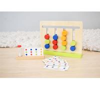 Tooky Toy Wooden Logic Game Puzzle, Pattern Matching & Problem-Solving, Ages 3+