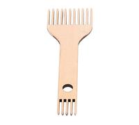Wooden Loom Comb, High Practicality Ergonomic Double Ended Comb for Macrame Crafts, Tapestry, and Weaving
