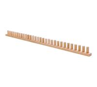 Wooden Loom for Chunky Blanket with 4 Extra Pegs, Solid Wood Blanket Loom Frame for DIY Hand Knitting Throw Blankets, Home Decor, Wall Hangings, Relaxing Projects, Beginner Friendly