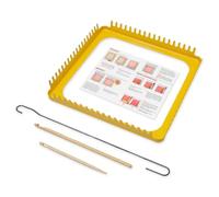 Wooden Loom Frame - Creative Package Suitable for Children | Adjustable Hand Tool for Versatile Crafts, Crochet Tool for Handmade Art Projects at Home for Teenagers and Adults