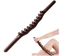 Wooden Lymphatic Massage Stick, Wooden Guasha Tool for Body, Body Gua Sha Wood Stick Massage Tool, Wood Therapy Massage Tools for Body Sculpting, Lymphatic Drainage (Color A)