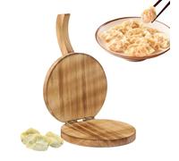 Wooden Machine Leather Dumpling Tortillas Pressing | Tortilla Wood Manual Press For Enthusiasts, Cooks, Beginners, Family, Meal Preparation, Parties and Birthdays