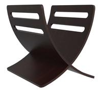 vidaXL Wooden Magazine Rack Floor Standing Brown Newspaper Storage Holder