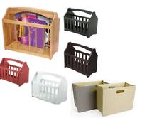 WOODEN MAGAZINE RACK FREE STANDING NEWS PAPER MAIL SHELF STORAGE HOLDER STAND