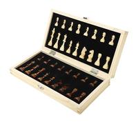 Wooden Magnetic Chess Set, Foldable Travel Board with Portable Storage for Beginners & Professional Players(29CM)