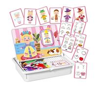 Wooden Magnetic Jigsaw Puzzles Toy,Educational Travel Puzzle Games | Educational Learning Preschool Tabletop Jigsaw for 3+ Years Old Boys Girls Children Toddler