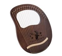 Wooden Mahogany Lyre 19 Strings Harp Musical Instrument With Tuning Tool Gifts Lyre ?Harp for Beginners