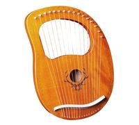 Wooden Mahogany Lyre 19 Strings Harp Musical Instrument With Tuning Tool Gifts Lyre ?Harp for Beginners
