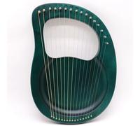 Wooden Mahogany Lyre Harp With Tuning Tool For Beginner Musical Instrument 16 Strings Stringed for Adult/Beginners