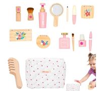 Wooden Makeup Set, Pretend Beauty Salon Toys, Makeup Kit For