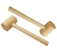 Wooden Mallet Hammer,Kellegour 2 Pieces Wooden Hammer,Woodworking Wood Mallet,for Leather Woodworking Strike,Repair,Adjust and Carve