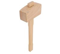 Wooden Mallet, Manual Ice Hammer Mallet Beech Solid Carpenter Wood Hammer Woodworking Hand Tool (Large 24 Inch)
