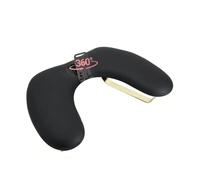 Wooden Manicure Hand Rest Stand U Shaped Nail Arm Rest Cushion | Tilt Design Nail Art Stand Hand Support Arm Rest Manicure Hand Pillow(Black Style 2)
