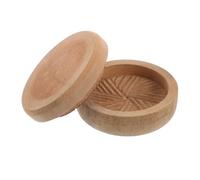 Wooden Manual Grain Grinder Beige for Rice and Portable | Compact hand operated design, efficient shell removal, user friendly in kitchen use, handy for travel and on the go