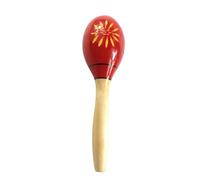 Wooden Maracas, Rumba Shaker Rattle, Musical Toy Percussion Instrument, 11x3 Inches Maracas, Fun Learning Musical Toy, Kids Rattle Noisemaker, Sand Balls Maracas, Educational Musical Toy