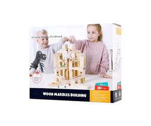 Wooden Marble Maze Puzzle Game Construction Play Set