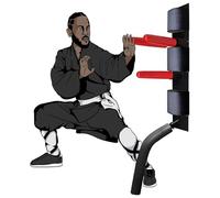 Wooden Martial Arts Training Dummy for Strength and Technique Practice, Home Use Equipment for Various Disciplines