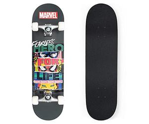 Wooden Marvel Fearless Skateboard 79 x 20 x 10 cm Aluminium Axle (9984)