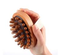 Wooden Massage Comb Acupuncture Massager Soothing Scalp Body Airbag Wood Brush Essential Oil Spa Massage Tool Durable Bath Brush 1Pcs