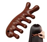 Wooden Massage Comb | Foot Massage Comb,4-in-1 Wood Facial Massager Body Scraper for Back Neck Shower Salon Morning Nighttime Daily Home Travel Workplace