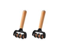 Wooden Massage Roller Stick, Handheld Wood Therapy Massage Tool for Muscle Relief, Relaxing Back, Neck, Legs, Thighs and Full Body Deep Tissue Massage