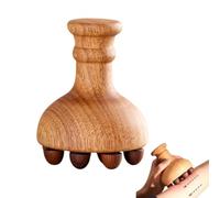 Wooden Massage Tools Manual Natural Contouring Mushroom Massager
