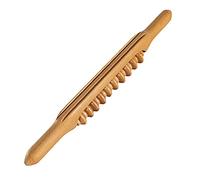 Wooden Massager Roller, 16.93in Long, Ergonomic Gua Sha Stick for Body, Self-Massage Tool