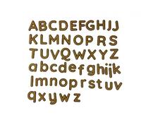 Wooden MDF Alphabet Letters Upper Case ABC Lower Case 3, 6, 10cm (Whole Set - Upper case & Lower case 3cm)
