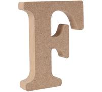 Wooden MDF Letter F - Size 13cm Tall - Free Standing Wooden Letters for Arts & Crafts Personalized Name Decor