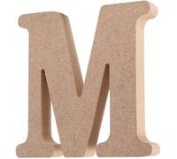 Wooden MDF Letter M - Size 8cm Tall - Free Standing Wooden Letters for Arts & Crafts Personalized Name Decor