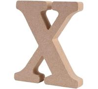 Wooden MDF Letter X - Size 13cm - Arts & Crafts Personalized Name - Free Standing Wooden Letters (X)