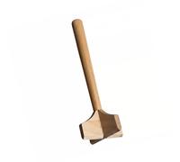 Wooden Meat Choppers & Masher 4 Tip Ground Beef Masher, None Stick Hamburger Smasher Potato, Kitchen Tool Wooden Meat Choppers for Ground Beef