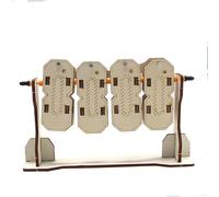 Wooden Mechanical Building Toys, Binary Science Experiment Kits, DIY Educational STEM Projects for Kids Homeschool