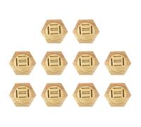 Wooden Medal Hanger Display - Hexagon Honeycomb Medal Storage Case, 10 Pack Medal Rack for All Sports & Running Medals, Wall Mount Award Holder Organizer