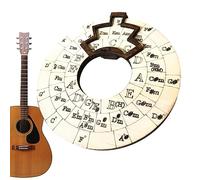 Wooden Melody Tool, Of Fifths Chord Wheel, Wooden Wheel And Musical Educational Tool, Chord Wheel For Musicians And Songwriters Teachers