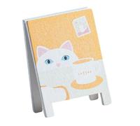 Wooden Memo Stand Decorative Note Card Display Stand for Holding Note Small Picture Card and Offices Desk Organization Old Wooden Writing Materials