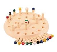 Wooden Memory Chess Matching Game, Wooden Memory Match Stick Chess Board Game for Kids and Adults, Educational Games for Boy Girl 3+ Year Old, Montessori Preschool Toy for Toddler Birthday Gift